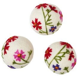 Once Again Home Co. Dryer Balls - Wool Wildflowers (set of 3)