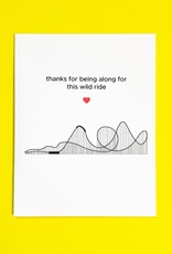 Quick Brown Fox Card - Love: Wild Ride Roller coaster