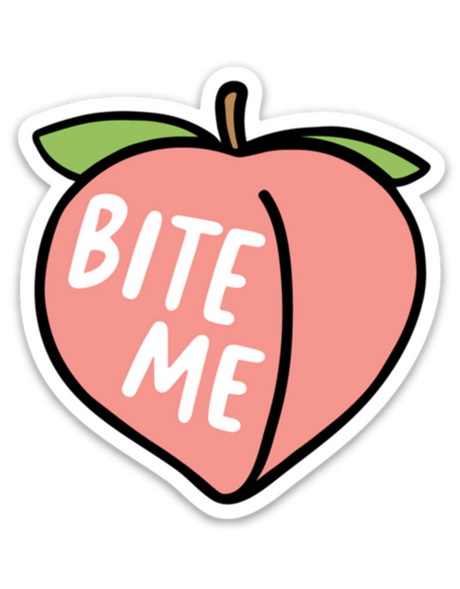 Brittany Paige Stickers: Brittany Paige - Peach Bite Me