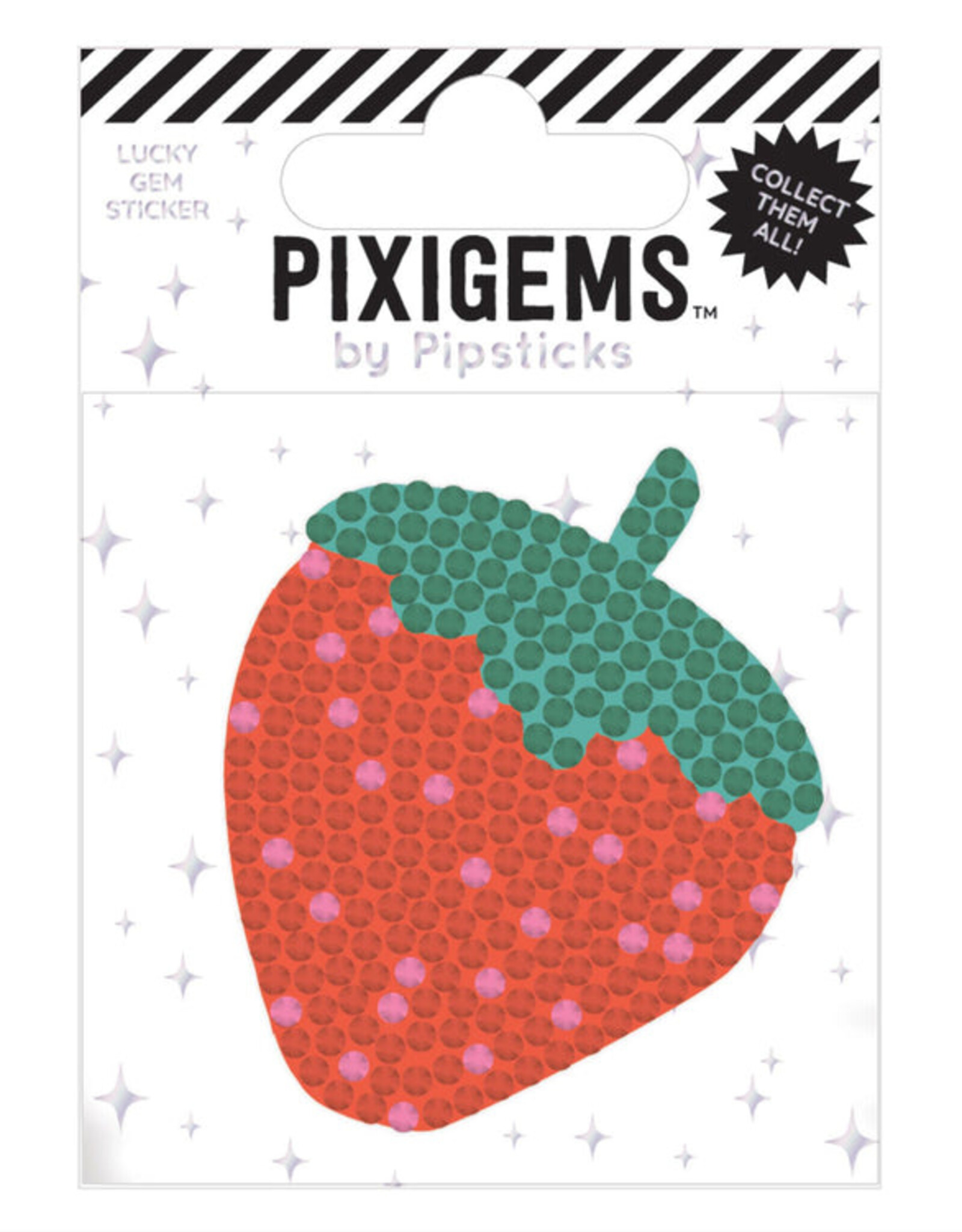 Pipsticks Pixigem Sticker -  Sammy Strawberry