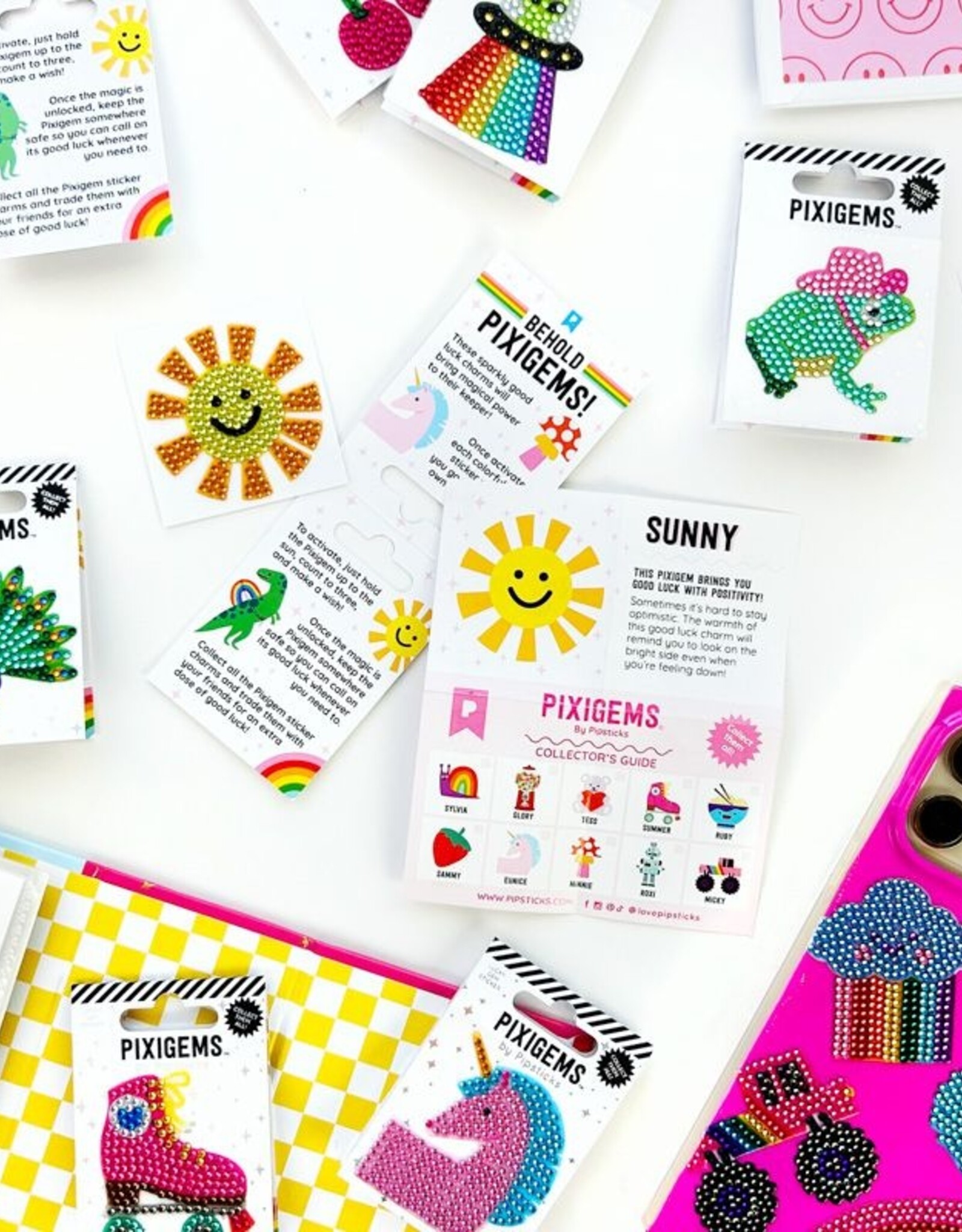 Pipsticks Pixigem Sticker -  Sammy Strawberry