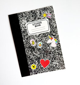 Calliope Pencil Factory Sticker Book - Composition Notebook