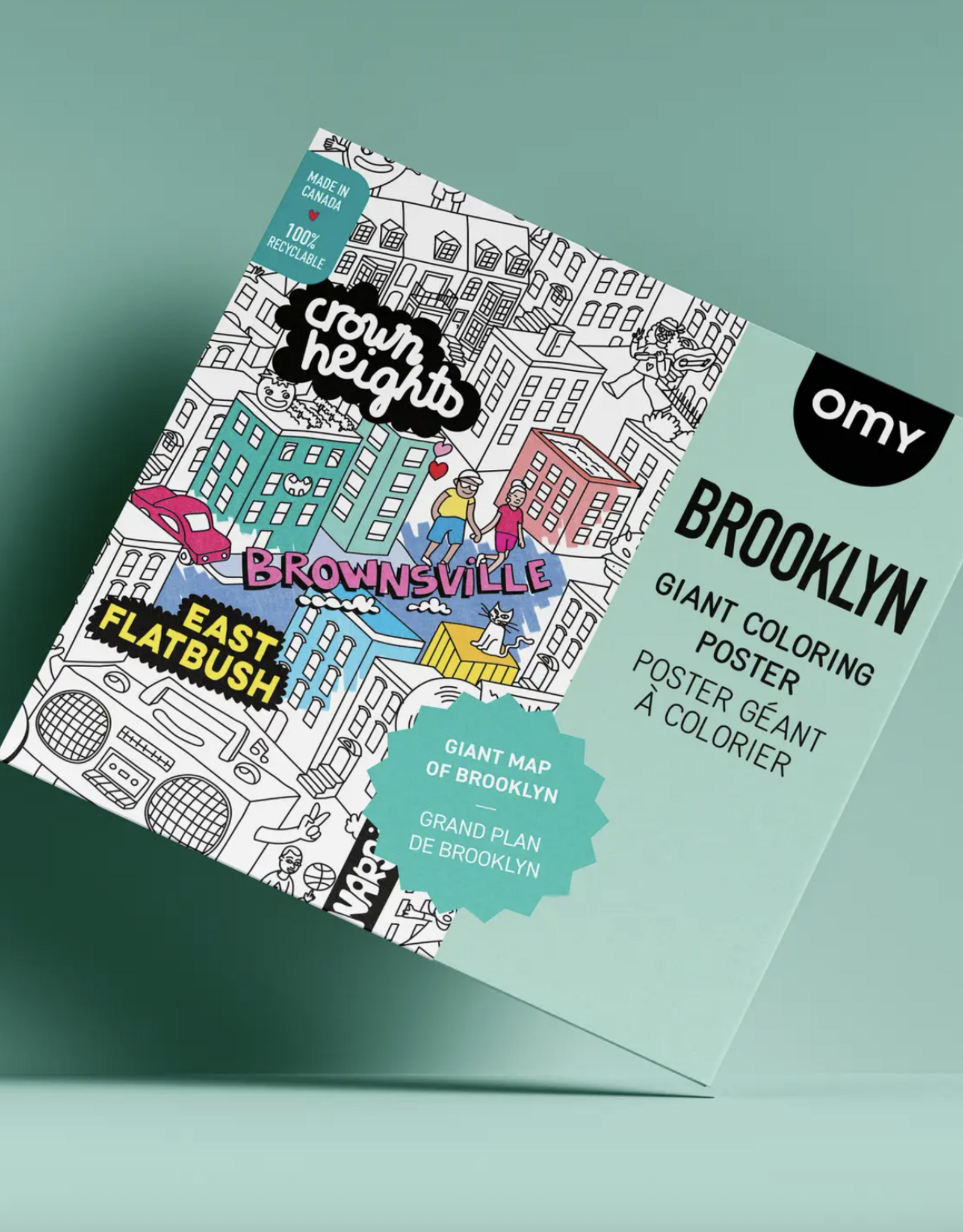 OMY Coloring Poster - Giant Brooklyn