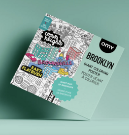 OMY Coloring Poster - Giant Brooklyn