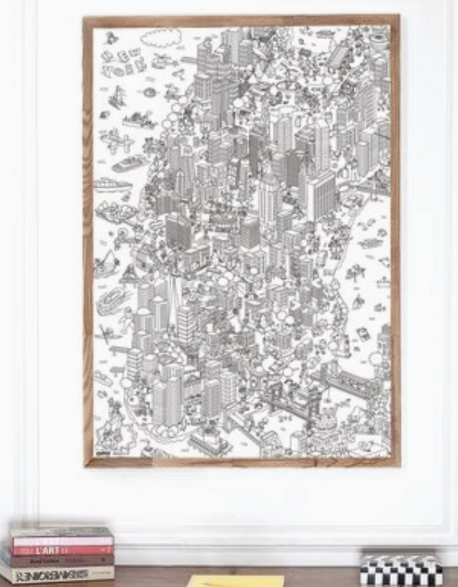 OMY Coloring Poster - Giant New York