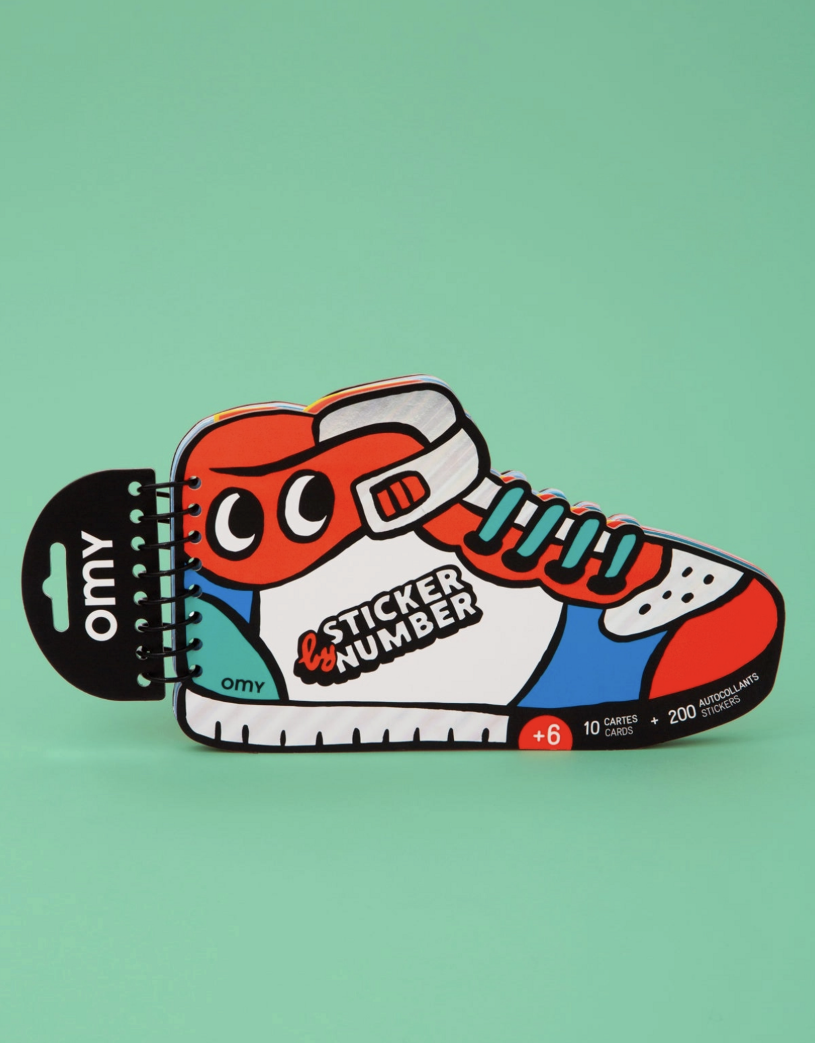 OMY Sticker by Number - Sneakers