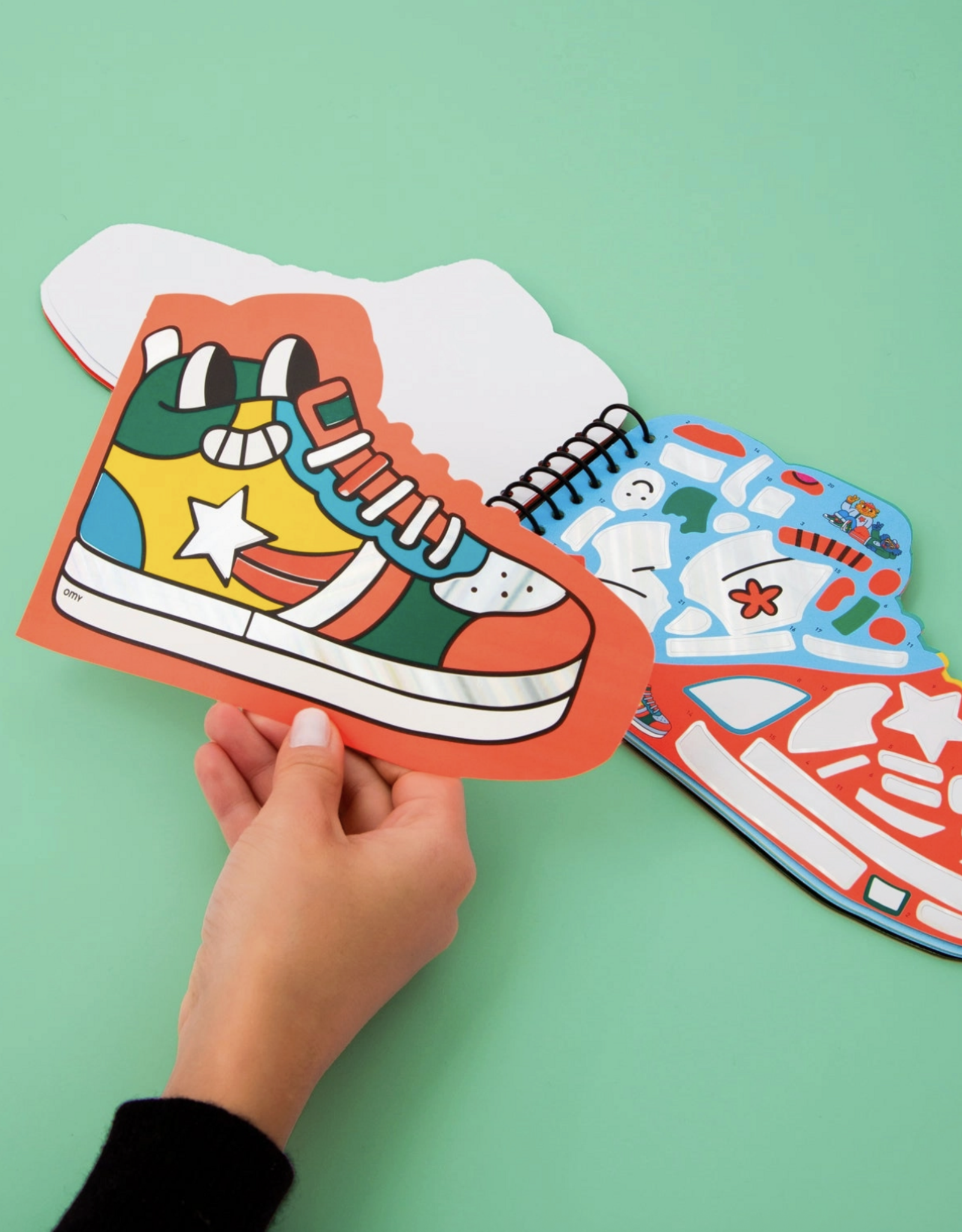 OMY Sticker by Number - Sneakers