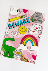 Calliope Pencil Factory Sticker Book - So Cute Collage