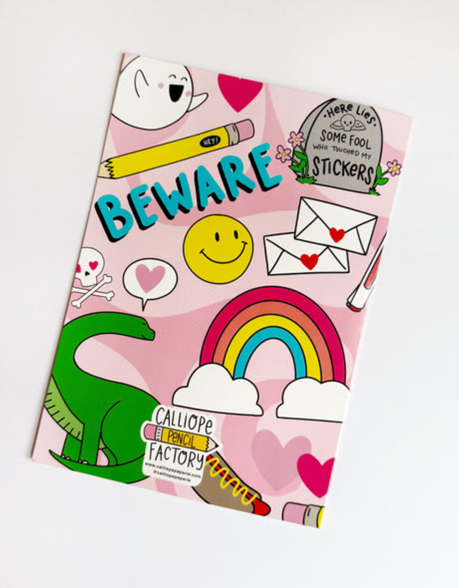 Calliope Pencil Factory Sticker Book - So Cute Collage