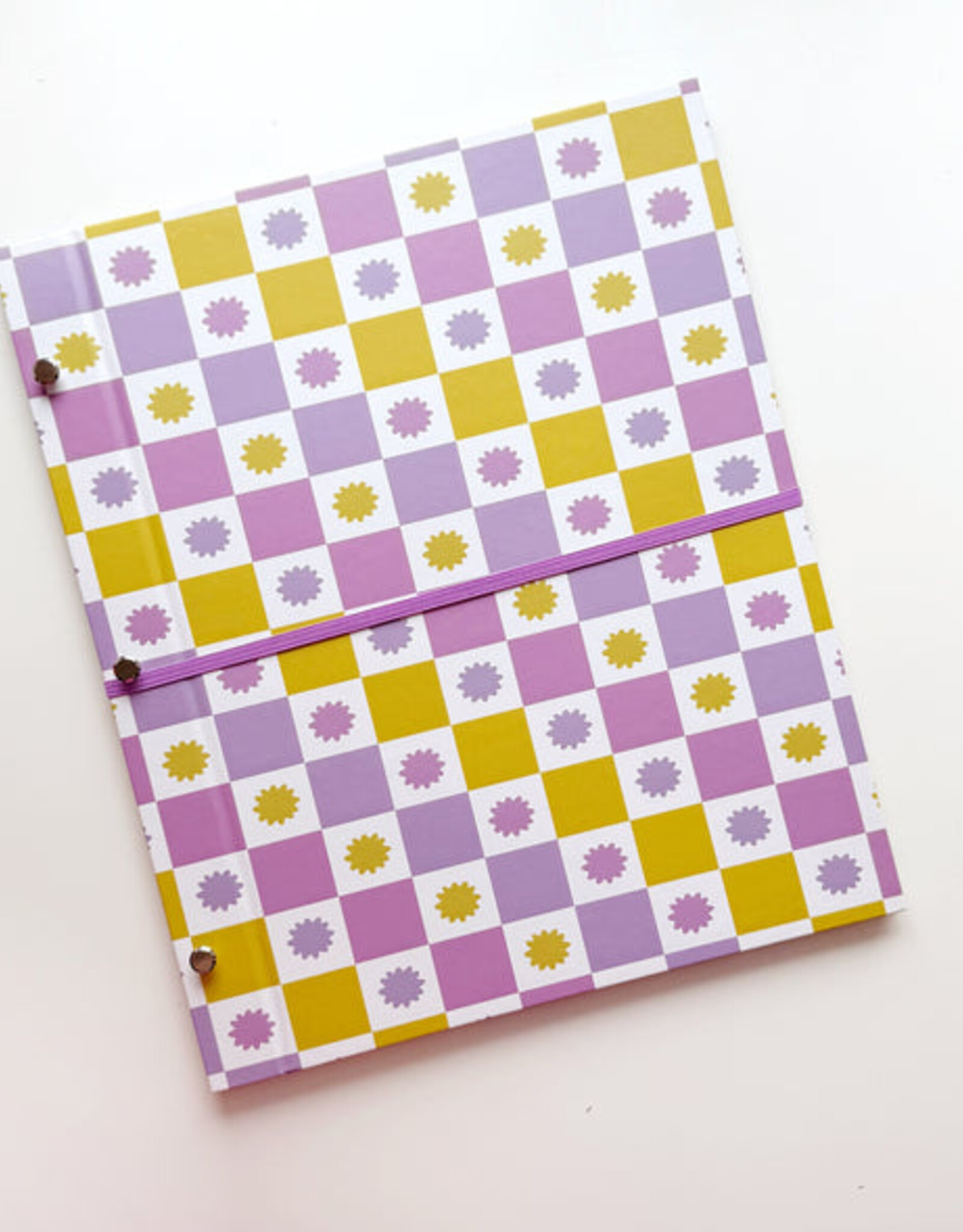 Calliope Pencil Factory Art Journal - Checks & Stars