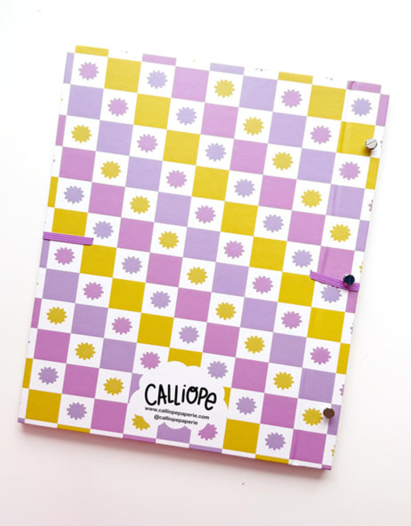 Calliope Pencil Factory Art Journal - Checks & Stars