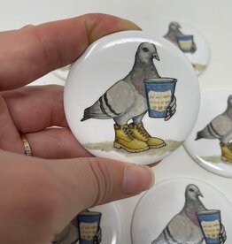 Diana Teeter Art Magnet - Pigeon In Boots