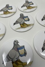 Diana Teeter Art Magnet - Pigeon In Boots