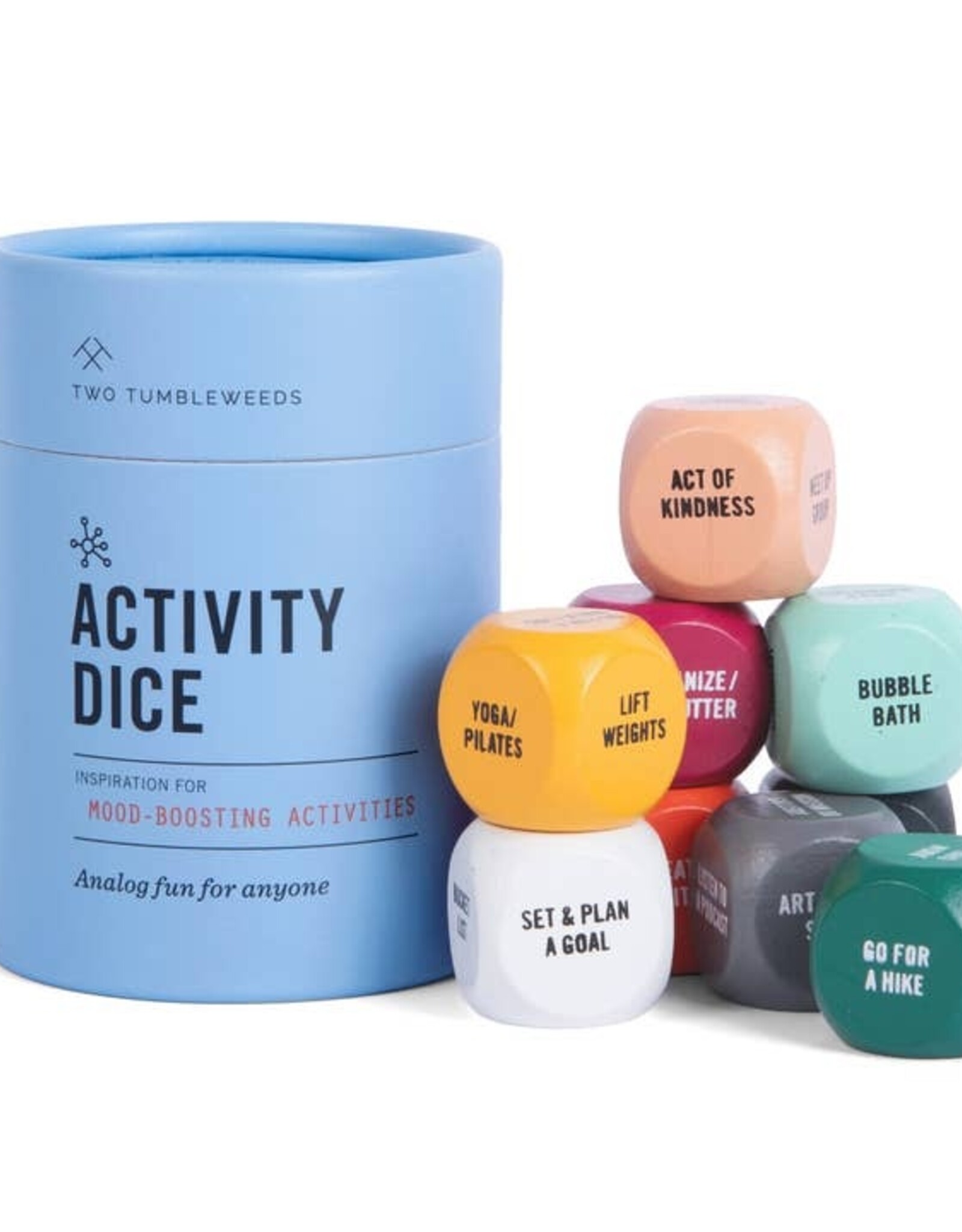 Two Tumbleweeds Activity Dice - Mood Boosting Activities