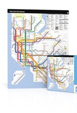 New York Puzzle Company Puzzle - Mini 100pc: MTA Subway Map