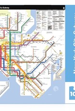 New York Puzzle Company Puzzle - Mini 100pc: MTA Subway Map