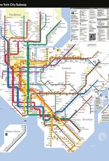 New York Puzzle Company Puzzle - Mini 100pc: MTA Subway Map