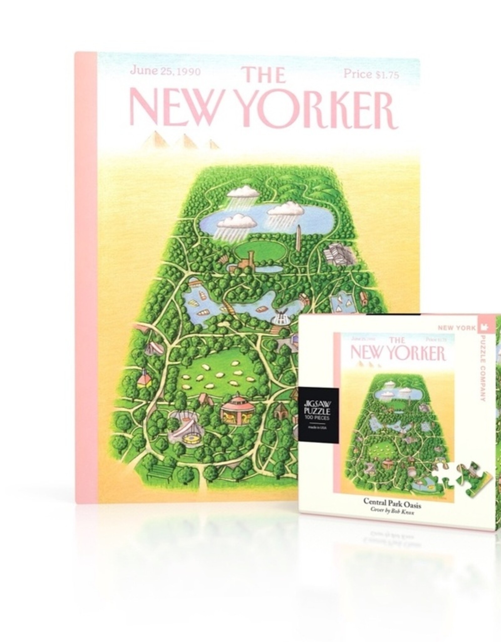 New York Puzzle Company Puzzle - Mini 100pc: Central Park Oasis