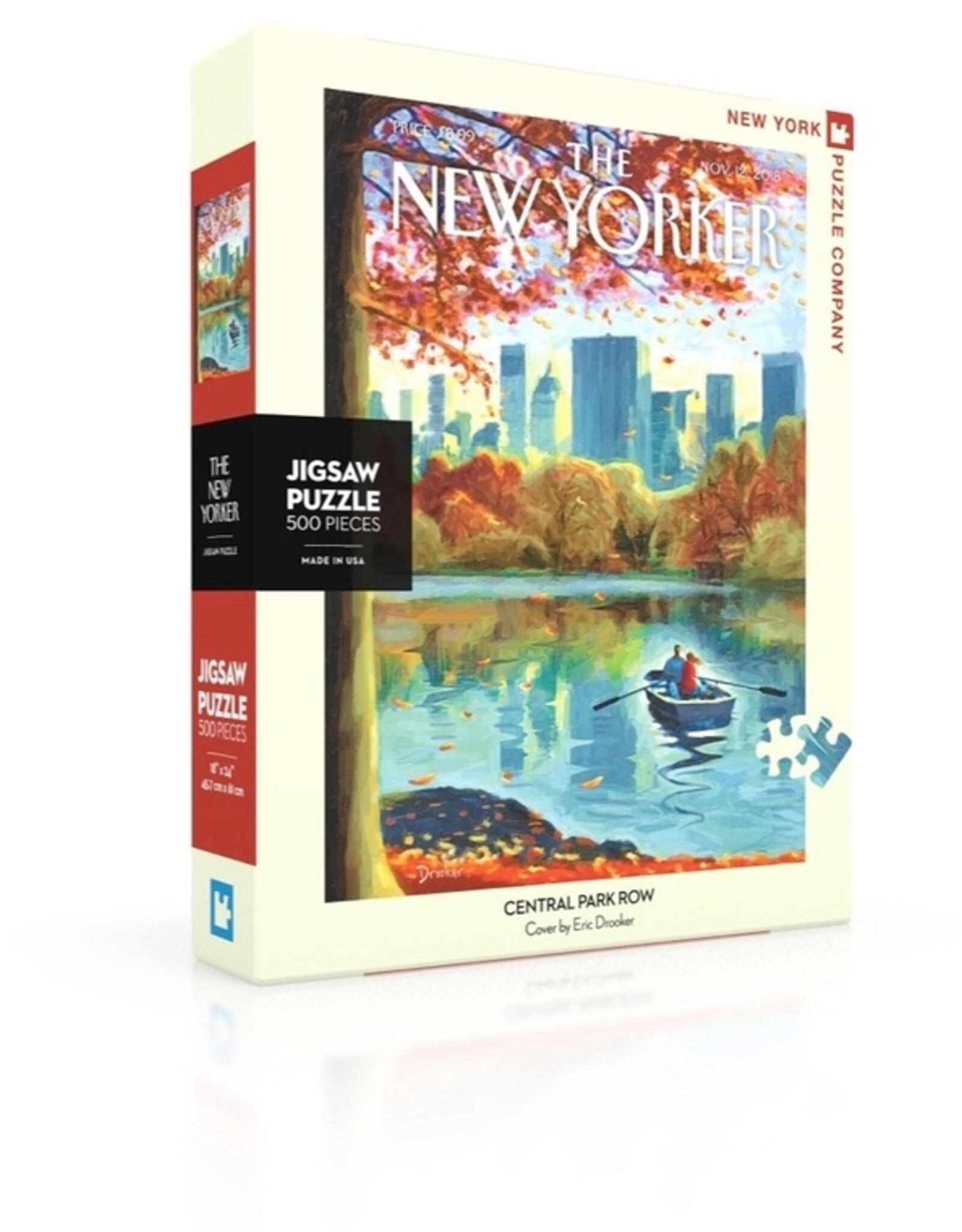 New York Puzzle Company Puzzle - 500pc: Central Park Row