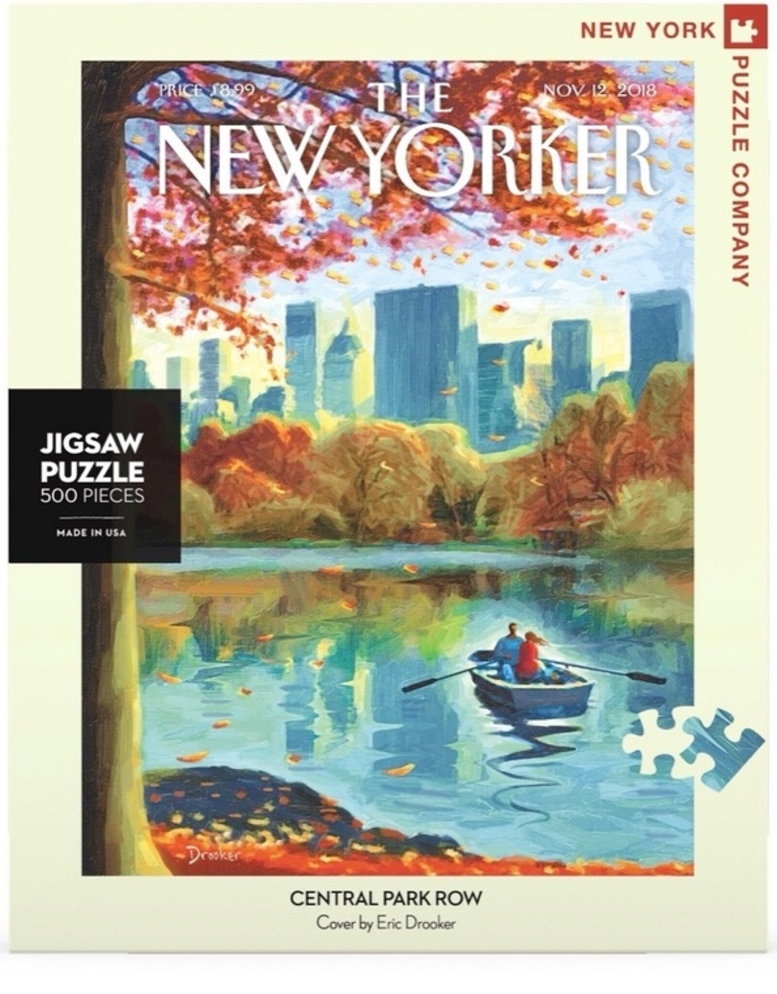 New York Puzzle Company Puzzle - 500pc: Central Park Row