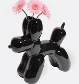 Doiy Vase - Bobby Black Balloon Dog