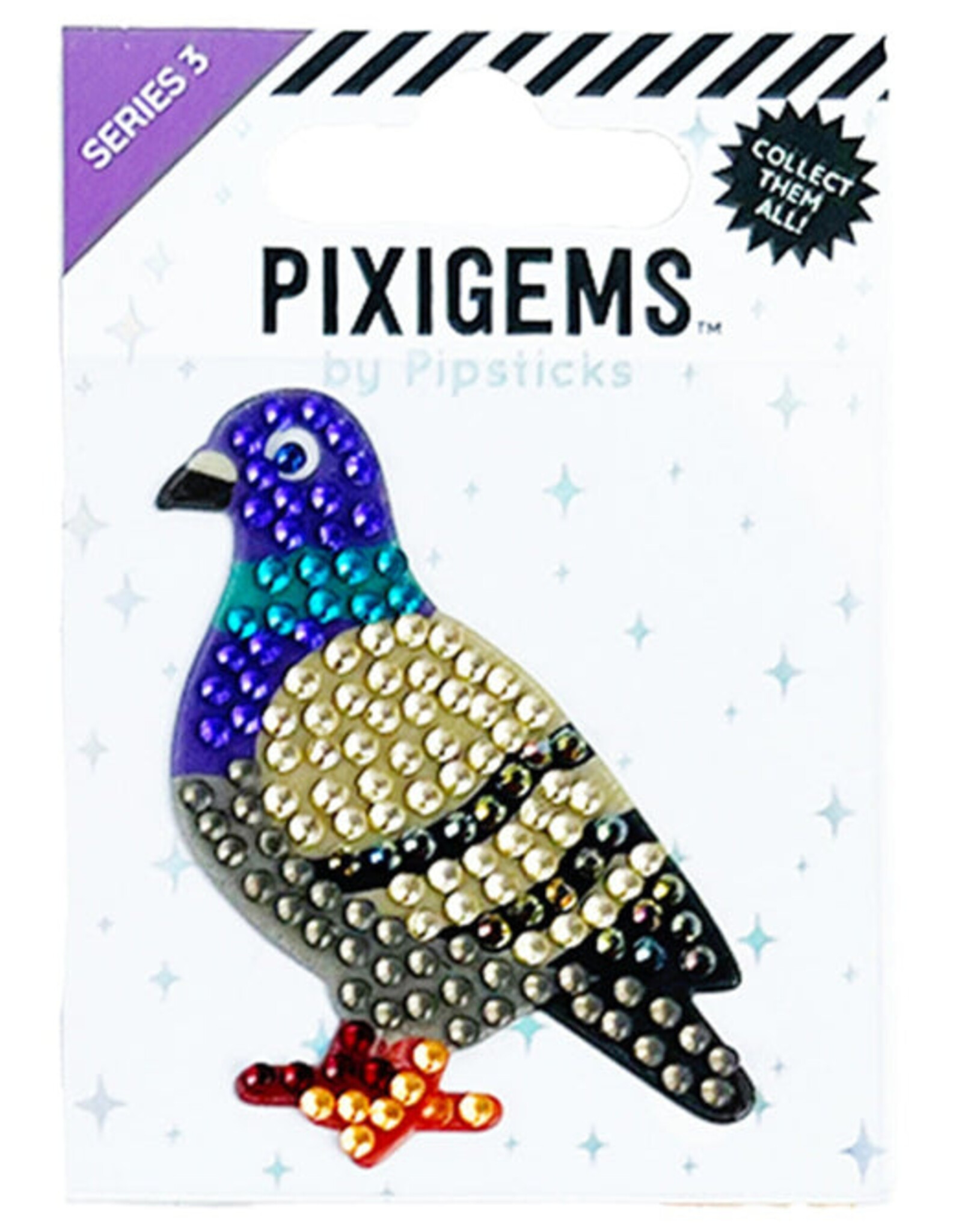 Pipsticks Pixigem Sticker -  Presley Pigeon