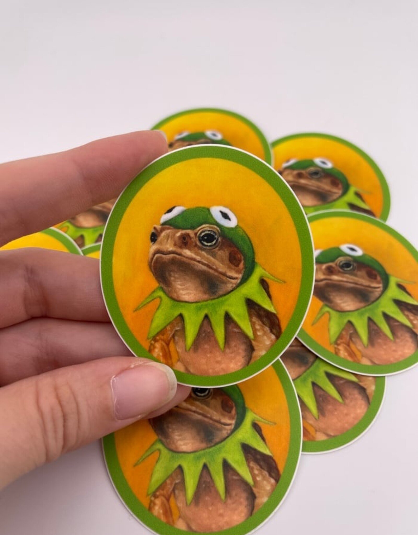 Diana Teeter Art Sticker - Toad in Cosplay