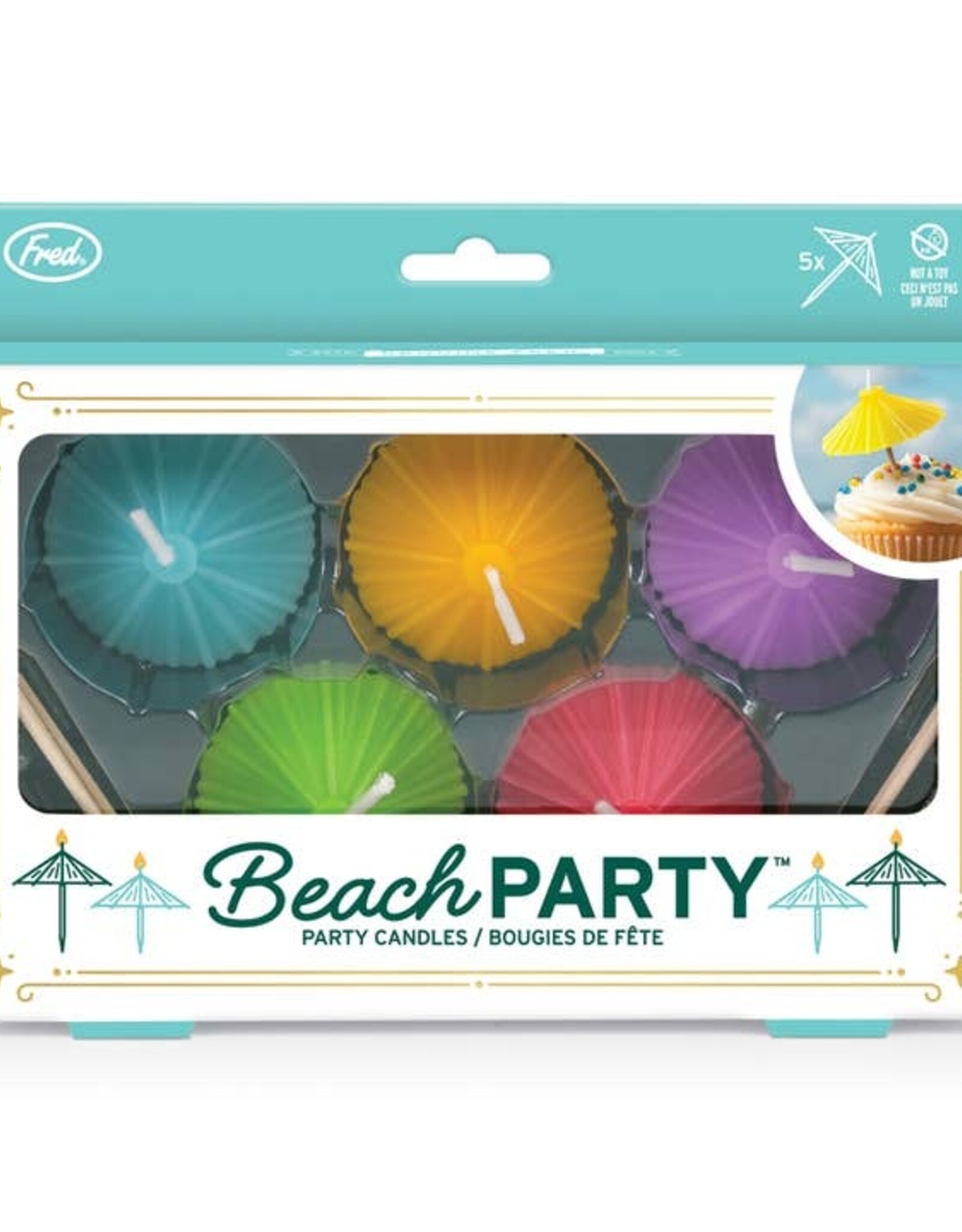 Fred and Friends Birthday Candle - Beach Party