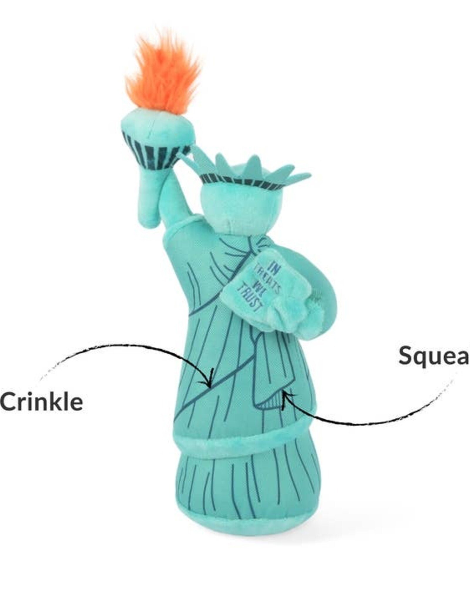 Pet Lifestyle And You Dog Toy - Lady Liberty Small