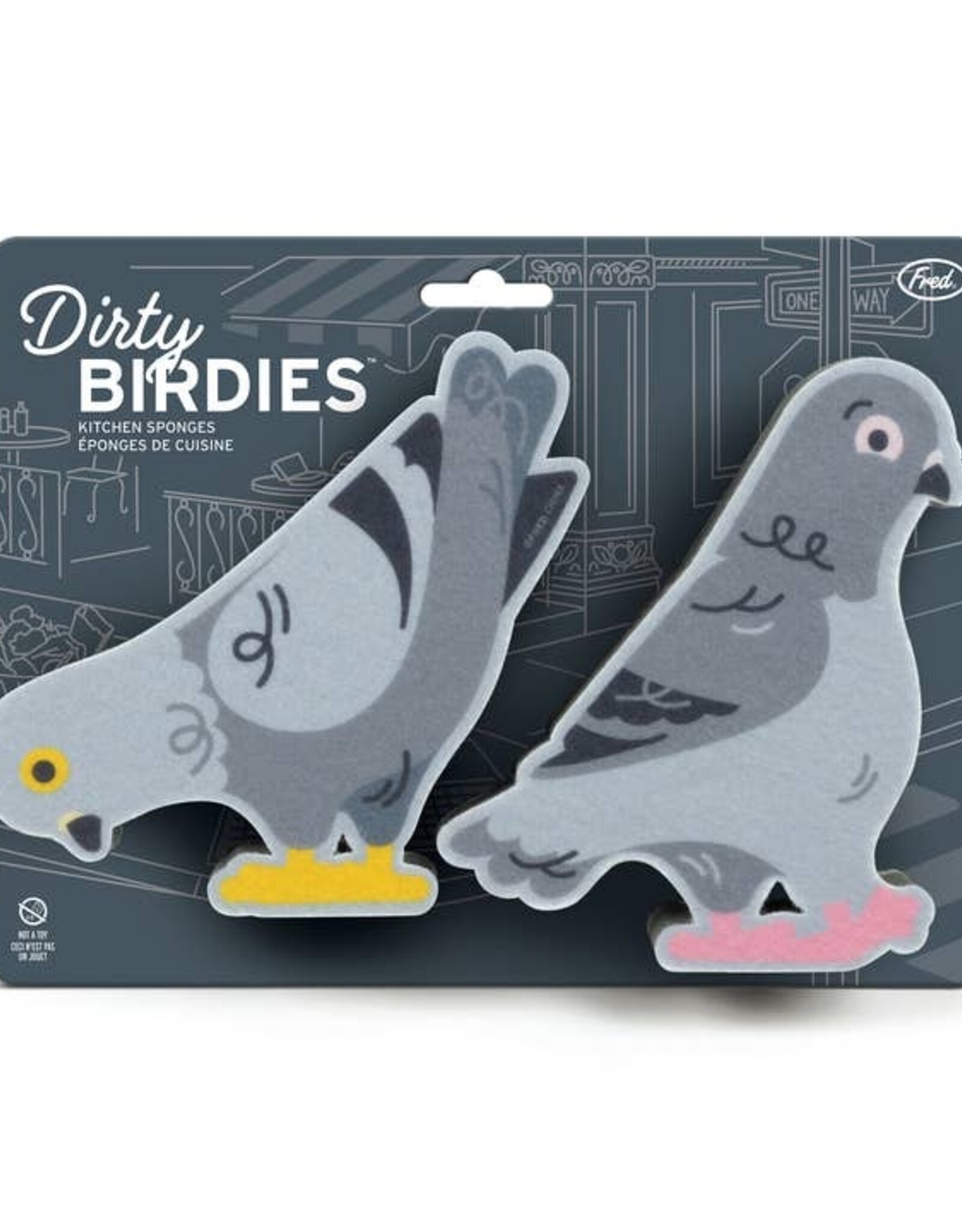 Fred and Friends Sponges - Dirty Birdies