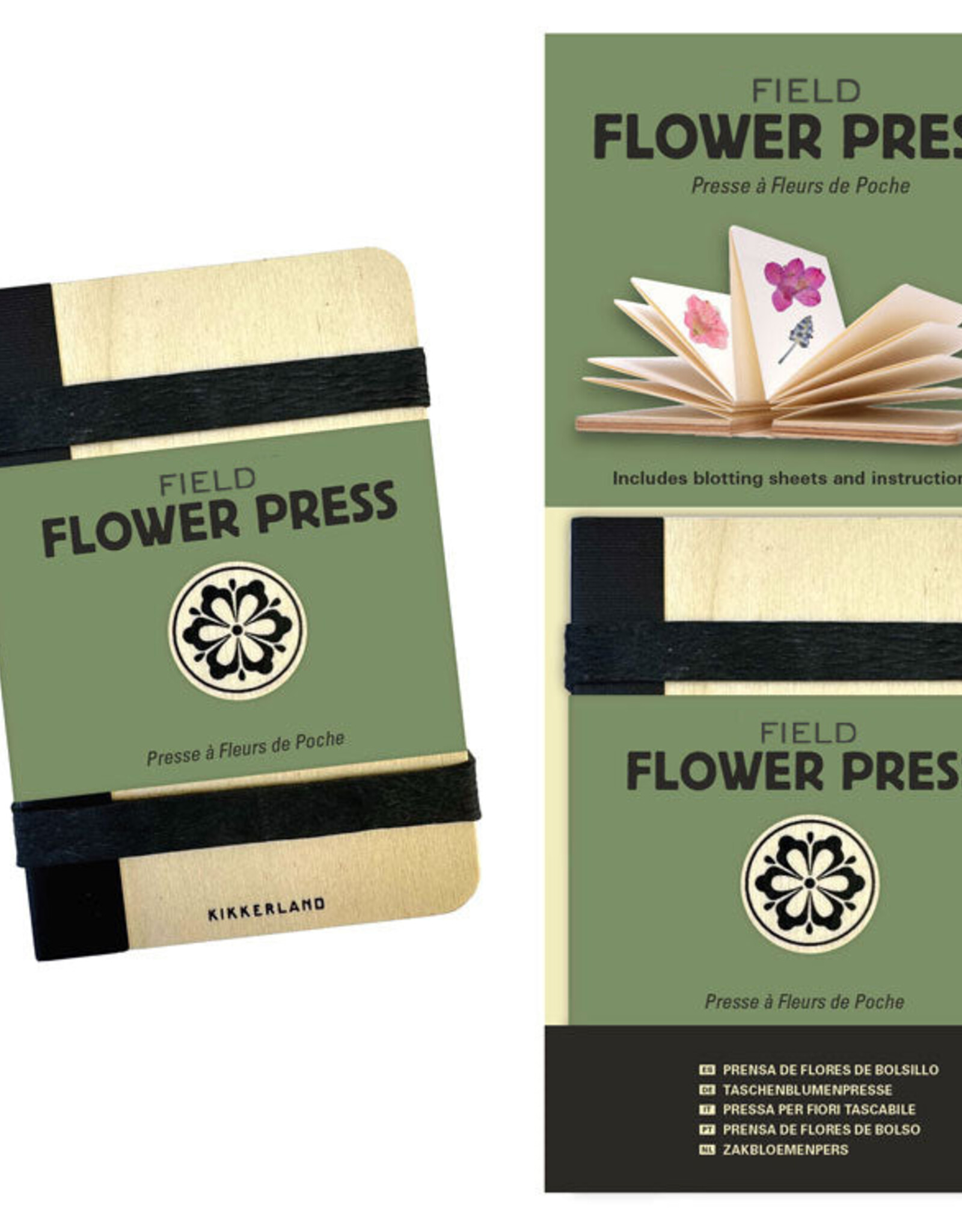 Kikkerland Flower Press - Field Notebook