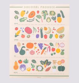 ban.do Poster - Seasonal Produce Calendar