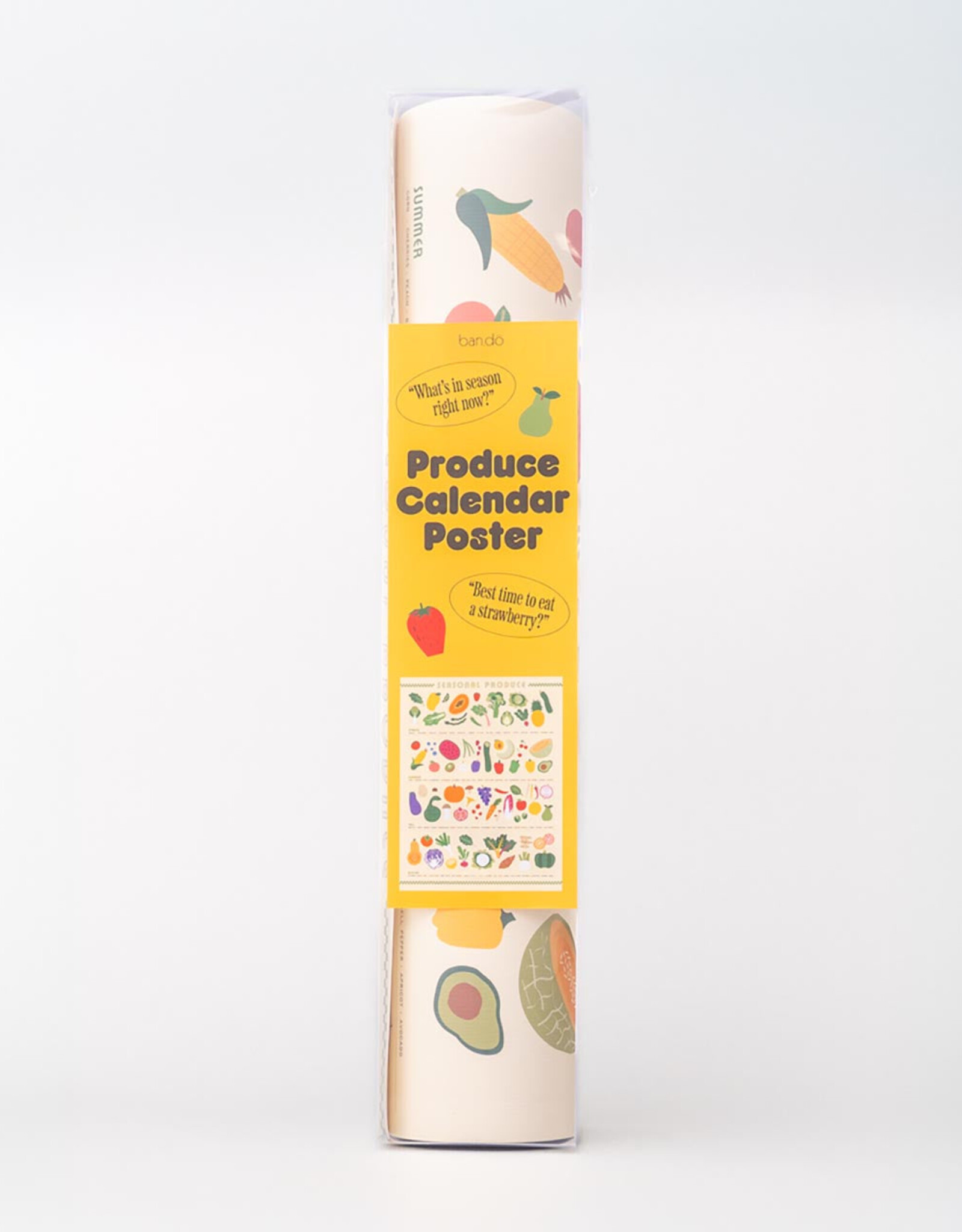 ban.do Poster - Seasonal Produce Calendar