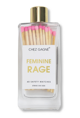Chez Gagné Glass Bottle Matches - Feminine Rage