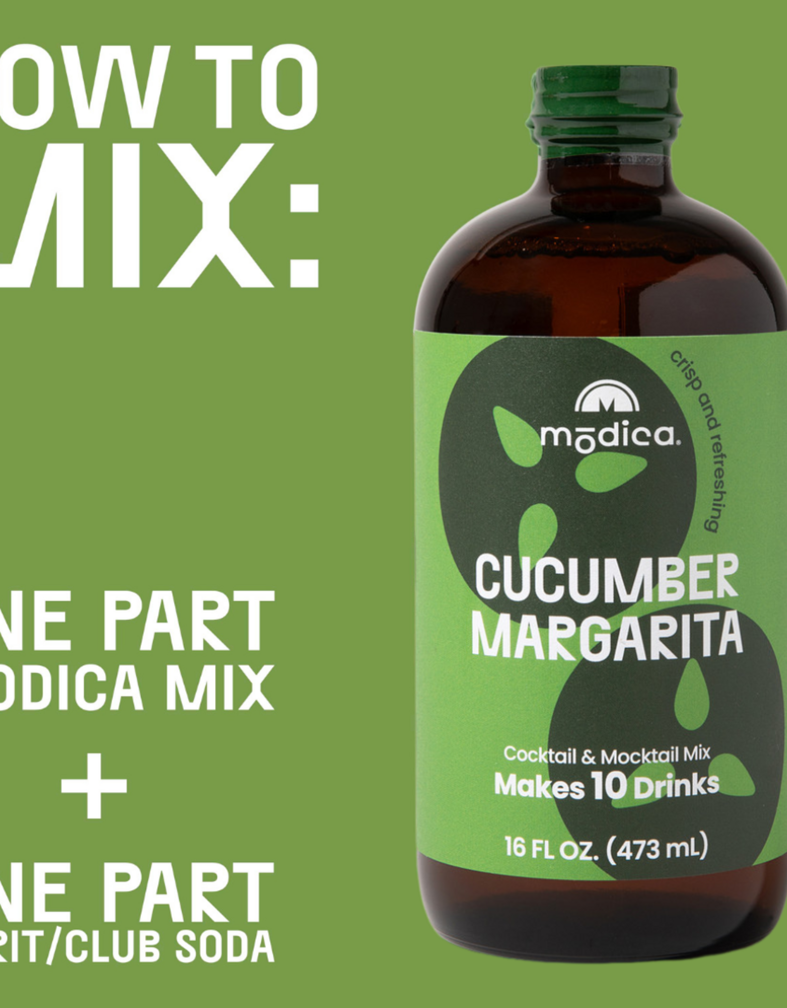 Modica Cocktail & Mocktail Mixer - Cucumber Margarita