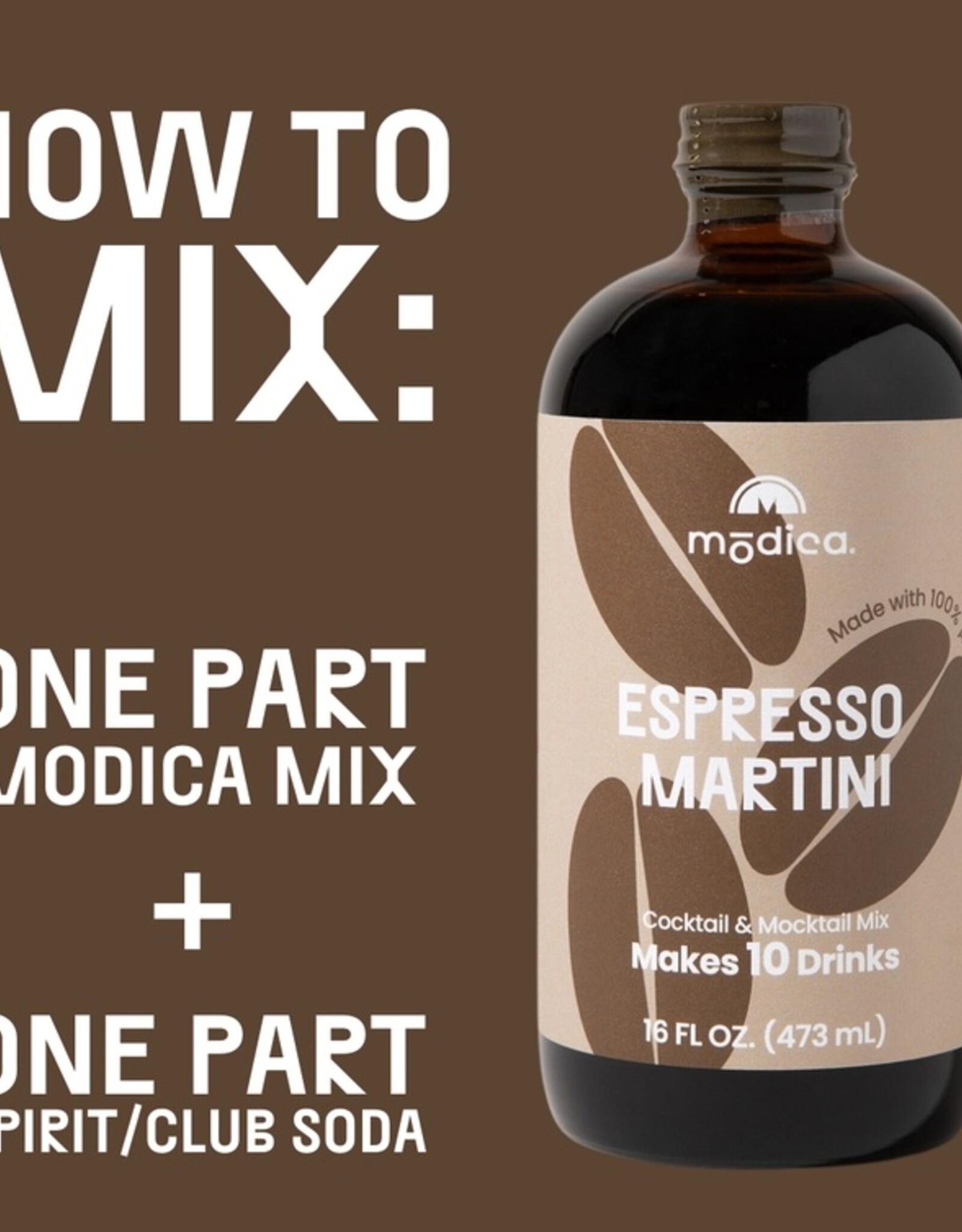 Modica Cocktail & Mocktail Mixer - Espresso Martini