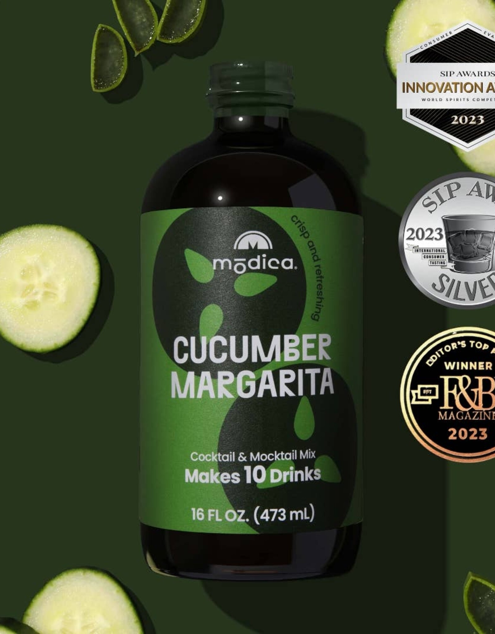 Modica Cocktail & Mocktail Mixer - Cucumber Margarita