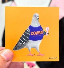 Caryn Cast Sticker - Jerry for Zohran Pigeon