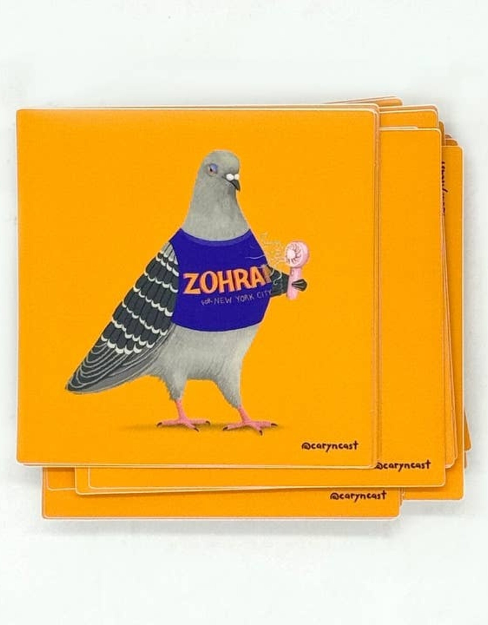 Caryn Cast Sticker - Jerry for Zohran Pigeon