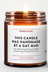 Virgins On Fire Candle Co. Candle - This candle was made by a gay man