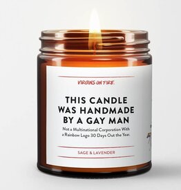 Virgins On Fire Candle Co. Candle - This candle was made by a gay man