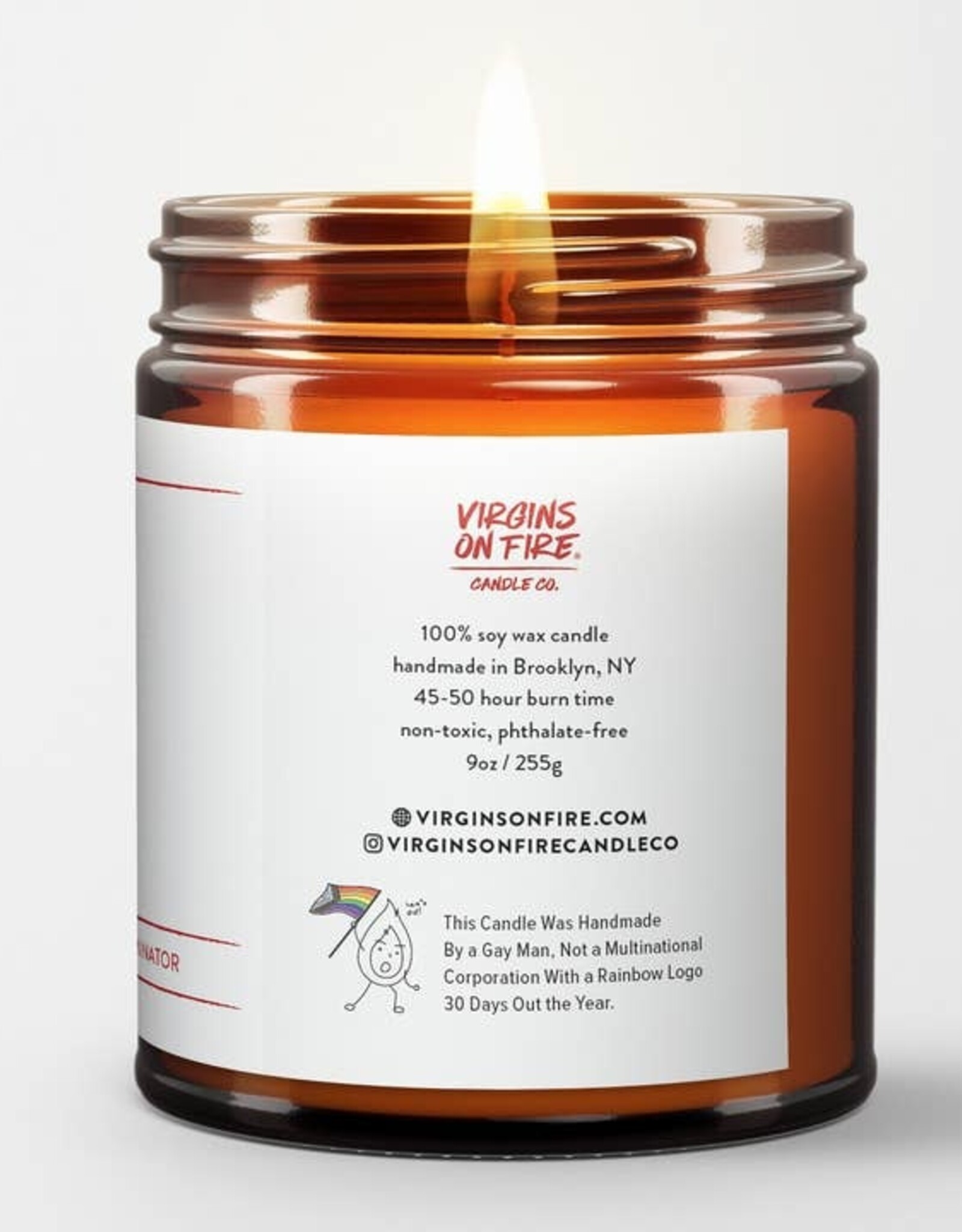 Virgins On Fire Candle Co. Candle - This candle was made by a gay man