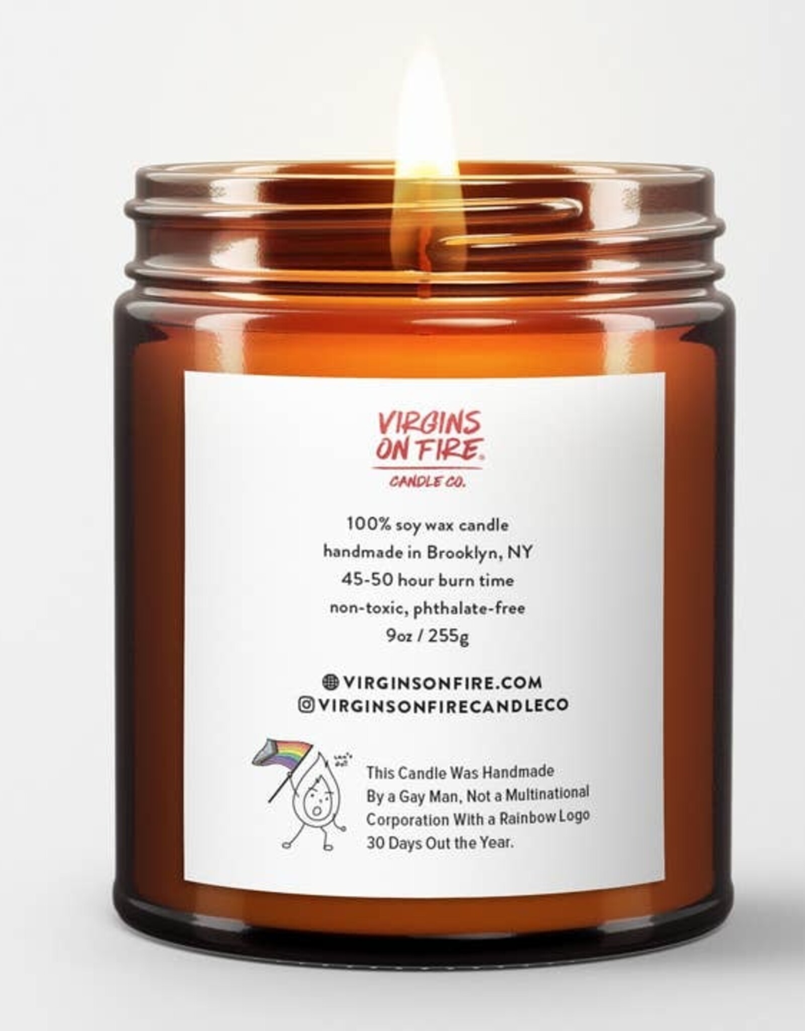 Virgins On Fire Candle Co. Candle - Doing my silly little job while the World Burns