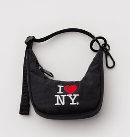 BAGGU Bag Charm - Mini Crescent Bag: I Love NY