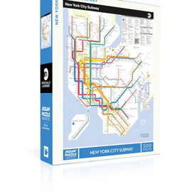 New York Puzzle Company Puzzle -  MTA Map (500 pc)
