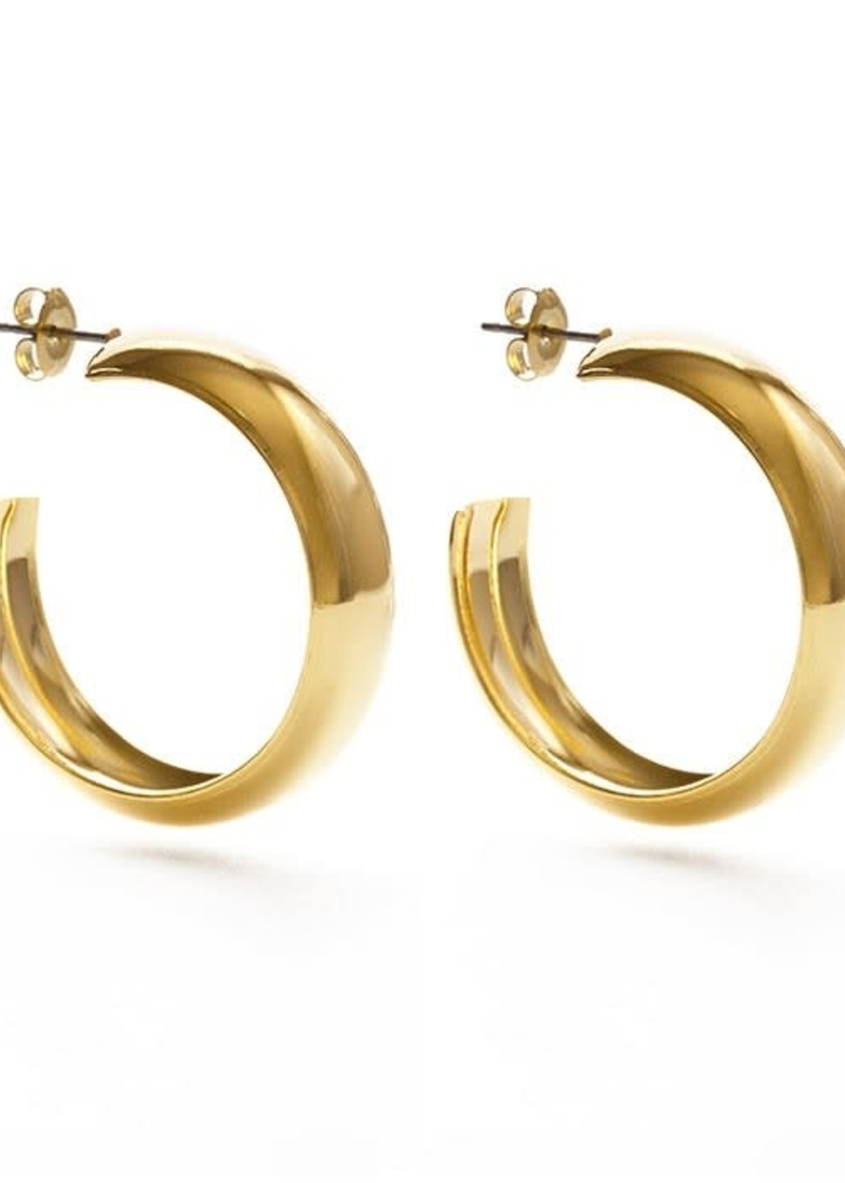 AMANO studio FARRAH hoops 14k gold over brass