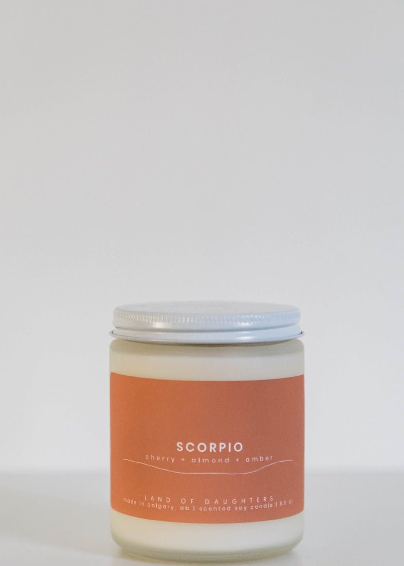 LAND of DAUGHTERS Scorpio CANDLE