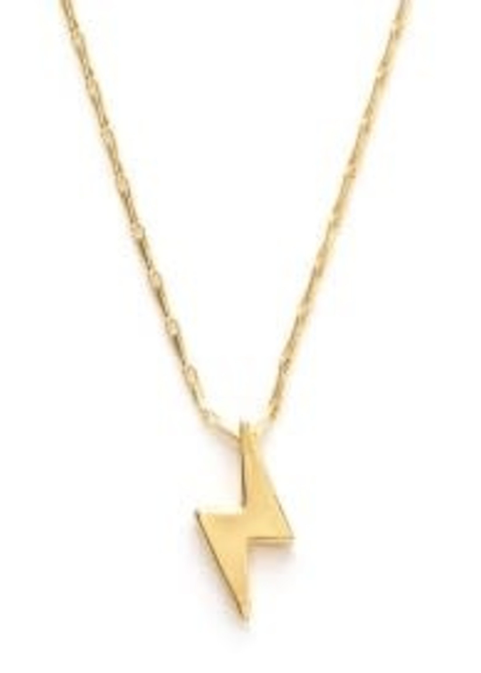 AMANO studio BOLT Necklace, 14k Gold Plated