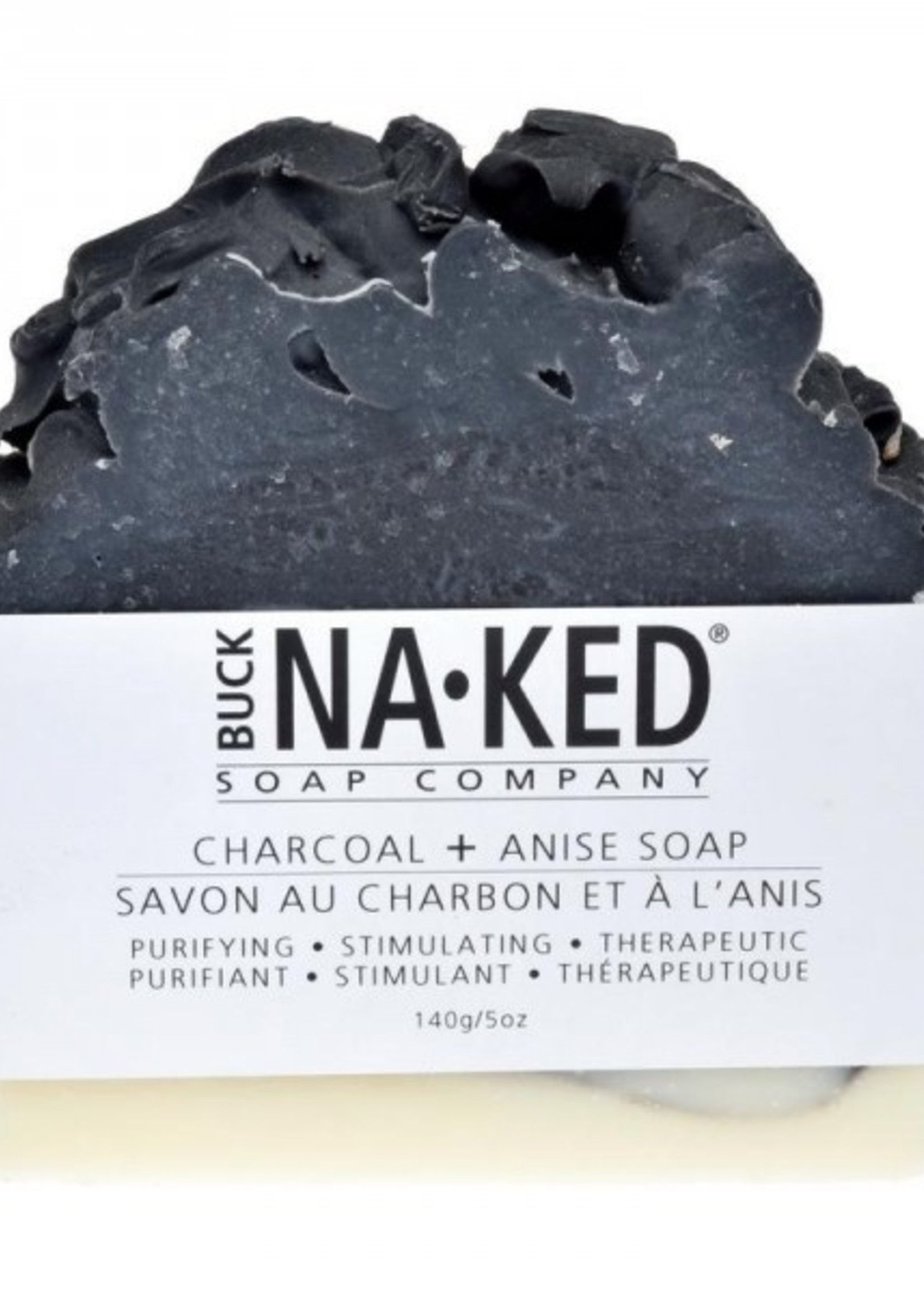 BUCK NAKED CHARCOAL & ANISE SOAP