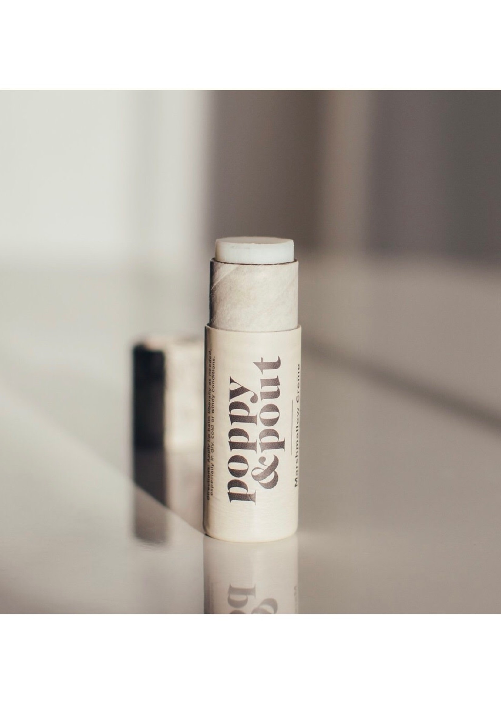 POPPY & POUT Marshmallow Creme Lip Balm